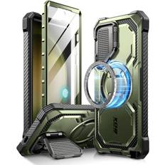 i-Blason Armorbox for Samsung Galaxy S24 Ultra Case MagSafe with Camera Cover Stand