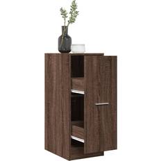Brown - Metal Storage Cabinets vidaXL Apothecary Brown Oak 30 x 41 x 77.5 cm Storage Cabinet
