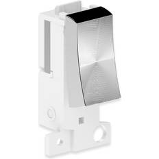 ENER-J Click Scolmore Type Grid Switch Satin Chrome
