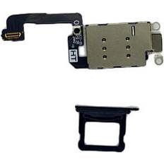 FoneFunShop Dual Sim Reader And Sim Tray Compatible With iPhone 16 Black