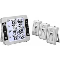 Thermometers & Weather Stations FitVille Digital Hygrometer Thermometer With Lcd Backlight