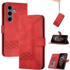 GANGXUN Red Compatible With Samsung Galaxy S25 Plus With Handy Stand