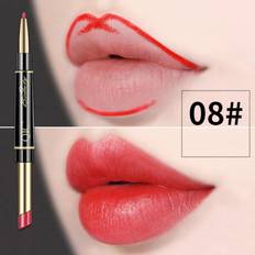 Makeup QIC 2 In 1 Waterproof Matte Lip Liner Pencil