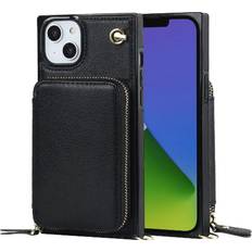 GANGXUN Case for iPhone 15 Plus Leather Pocket Wallet