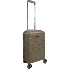 Suitcases on sale Hampton & Stewart PP 8 Wheel Hard Shell Suitcase Brown
