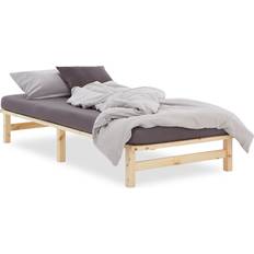 Betten & Matratzen Homestyle4u Holzbett 100x200 cm Braun