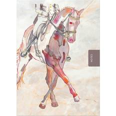 Deckled Edge Dressage Horse Notebook A6