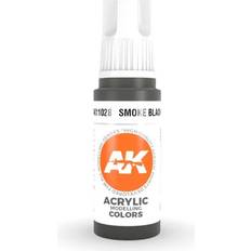 Hobbymaterial AK Interactive Smoke Black 17ml