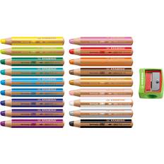 Stabilo Woody Colouring Pencils 3 in 1 Wood Multitalent Round Set