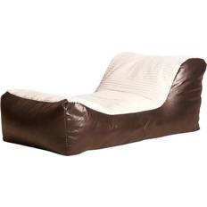 Brown Bean Bags Humza Amani Large Comfortable Fabric Lounger Bean Bag