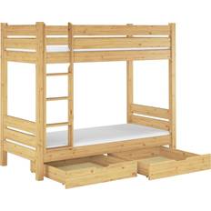 Betten & Matratzen Erst-Holz Etagenbett für Erwachsene 90x200 Nische 100 Rollroste Bettrahmen