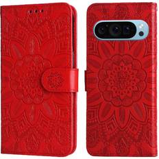 Google Pixel 9 Pro Wallet Cases GANGXUN Case for Google Pixel 9 Pro Leather Flip Card Slots Protective Cover