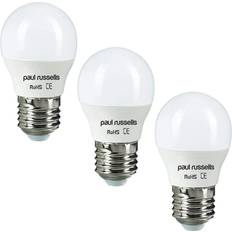 7W Golf LED Light Bulbs E27 ES Edison Screw 3 Pack