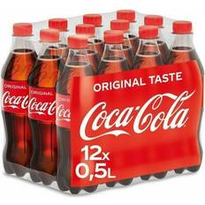 Coca-Cola Original Taste Coke 500ml Bottles Fizzy Soft Drink 50cl