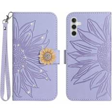 Mobile Phone Accessories GANGXUN Light Violet Case Compatible With Samsung Galaxy A16 5G PU Leather Flip Cover