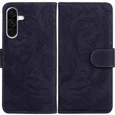 Mobile Phone Accessories GANGXUN Flip Case for Samsung Galaxy A56 Kickstand Protective Embossed Cute Tiger Leather Wallet