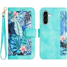 Mobile Phone Accessories GANGXUN Green Wallet Case for Samsung Galaxy A36 Magnetic Closure