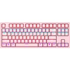 Keyboards Greenzech ABS Keycaps Mehcanical Keyboard 87 Keys RGB TKL Gaming Keyboard