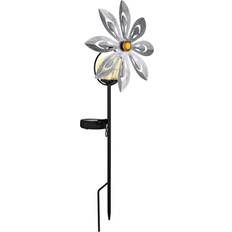 Wind Solcellslampa Silver