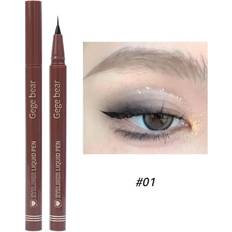 Makeup Smooth Flytande Eyeliner Pen Vattentät Hållbar - Svart