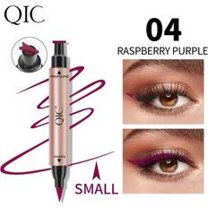 Makeup QIC Colour Eyeliner Stamp Seal Pen Long Lasting Waterproof - Blue