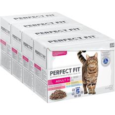 Perfect Fit Wet Food Pets Perfect Fit Perfect Fit 1+ Adult Mixed Selection in Sauce 48 Pouches Pack of 4