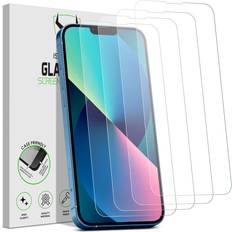 Isoul 4x Screen Protector for iPhone 13 Mini 5.4 Inch Tempered Glass HD Film 4-Pack