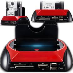 Retoo HDD Docking Station 2 USB IDE SATA 2.5 Zoll 3.5 Zoll