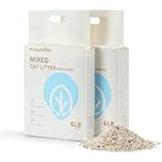 FUKUMARU Mixed Tofu Bentonite White Tea Cat Litter