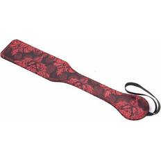 Paddles Toyz PU Leather Deluxe Spanking Paddle Black Red