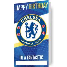 Blue Party Supplies Chelsea FC Chelsea Fc Personalise Birthday Card