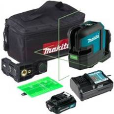 Makita Measuring Tools Makita SK105GDZ 12V CXT Green Self Leveling Cross Line Laser Level 1x 2.0Ah Batt