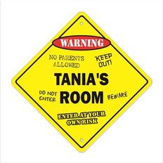 Square Wall Decor SignMission X-Tanias Room 12 x 12 in Crossing Zone Wall Decor