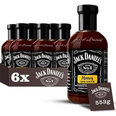 Jack Daniels Honey BBQ Sauce Pack of 6 x 553g
