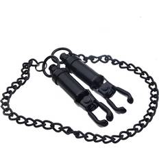 Nipple Clamps House Of Glass Black Chain Screw Tightening Nipple Clamps