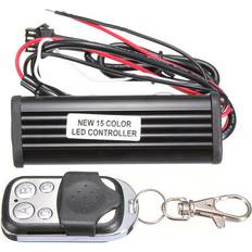 Greenzech Car Motorcycle RGB Color LED Controller Remote Strip Light Kit