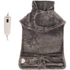 Ezysleep Ultimate Heated Pad for Neck Shoulders and Back Grey One Size