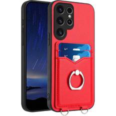 Samsung Galaxy S23 Ultra Mobile Phone Cases GANGXUN Red Compatible With Samsung Galaxy S23 Ultra Case