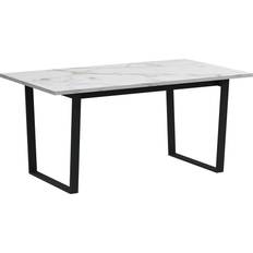 Ebuy24 Amble Hvid Marmor Print Spisebord