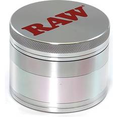 Raw Aluminium Grinder Set of 4 with Shovel 56 mm Pepper Mill