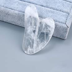 White Gua Sha & Facial Massage Rollers Dechoicelife Natural White Crystal Face Massage Roller Set