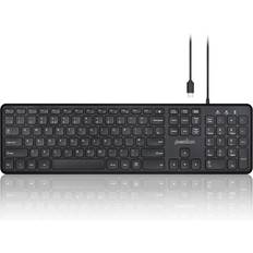 Keyboards Perixx Periboard-210 USB-C Full Size Keyboard