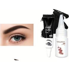 Sadoer Eyebrow Eyelash Dye Kit Waterproof Long Lasting Not - Black
