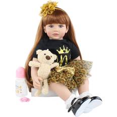 BZDOLL Bzdoll 60cm Silicone Reborn Baby Doll Toy
