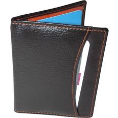 Leather Oyster ID Card Holder - Blue