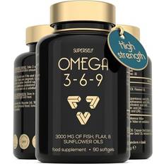 Omega 3 6 9 Capsules 3000mg Triple Potency