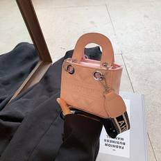 Pink Bucket Bags Dinamr Fashionable Mini Bucket Bag - Pink