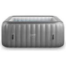 Wave Inflatable Hot Tubs Wave Inflatable Hot Tub Wave Pacific 6-Person With Integrated Heater Mid Grey
