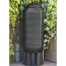 250L Black Slimline Water Butt With Tap & Lid