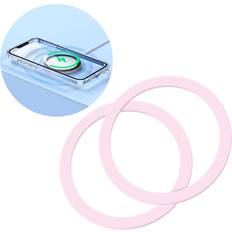 Joyroom MagSafe Magnetiska Metall Ringar 2-Pack Rosa